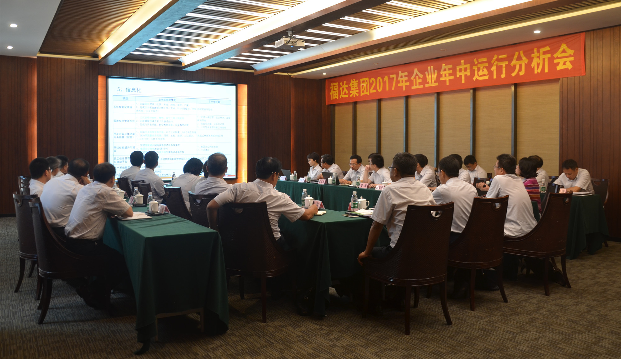 usdt网投娱乐控股集团召开2017年年中企业运行分析会